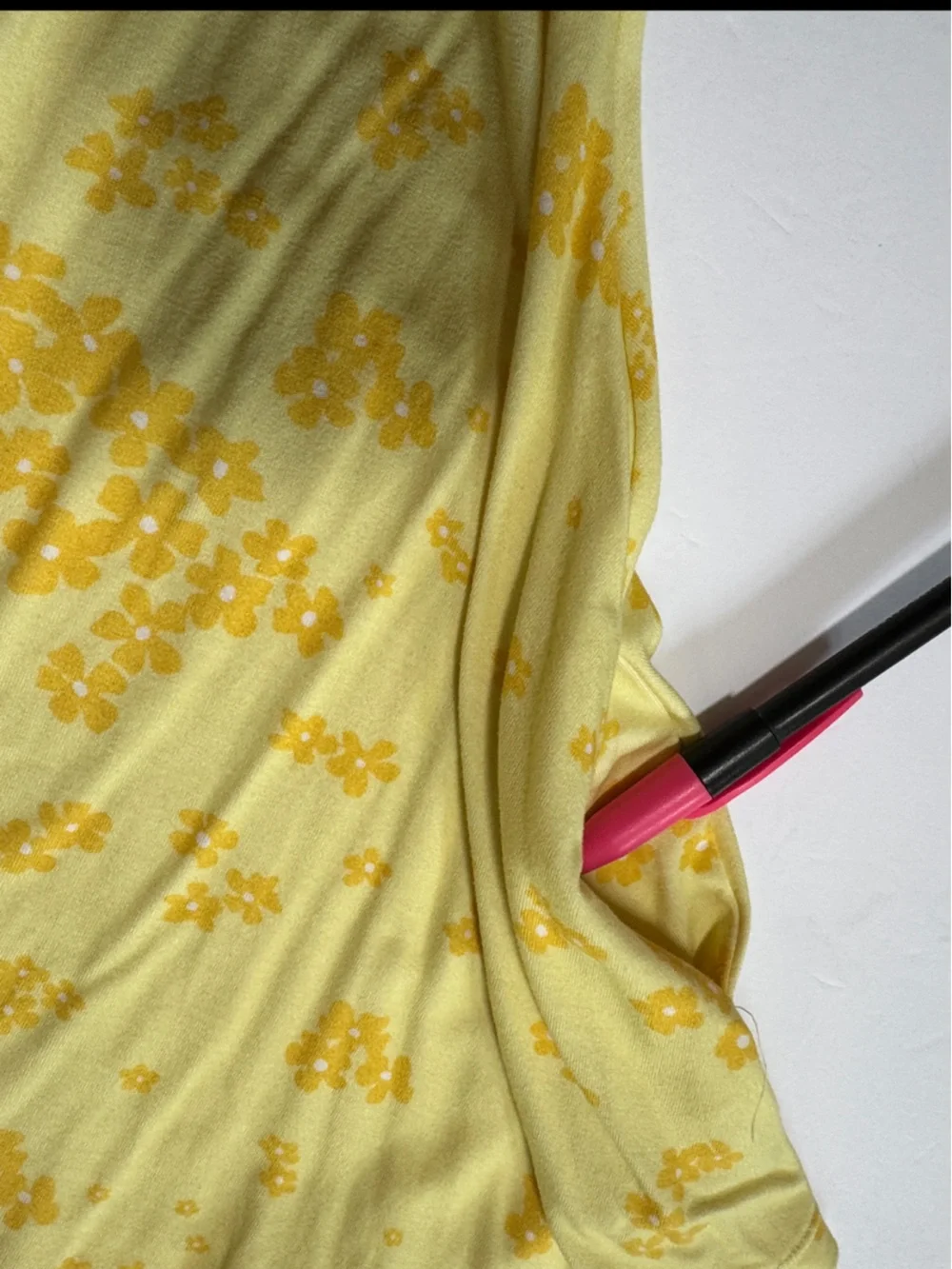 OMI JO 4T Pockets Yellow Floral Faux Button Detail A Line Tank Dress Girls WDW
